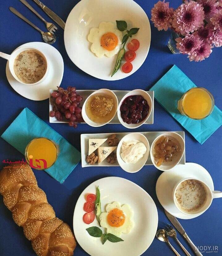 تزیین صبحانه سالم و ساده برای مدرسه تزیین صبحانه سالم و ساده برای مدرسه