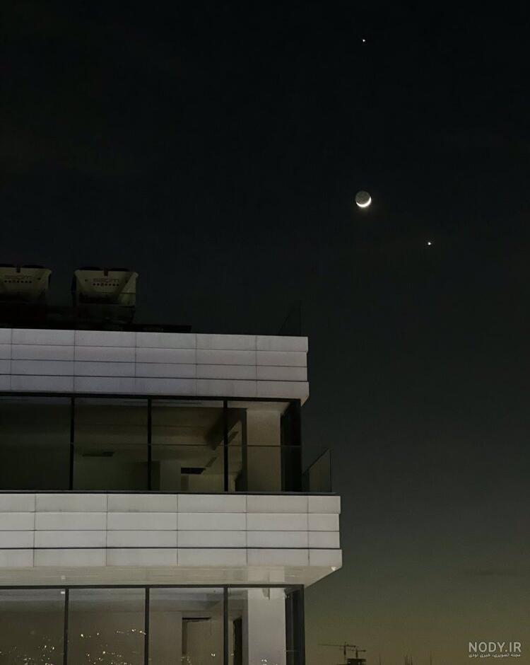 تصویری خاص از آسمان تهران+ عکس