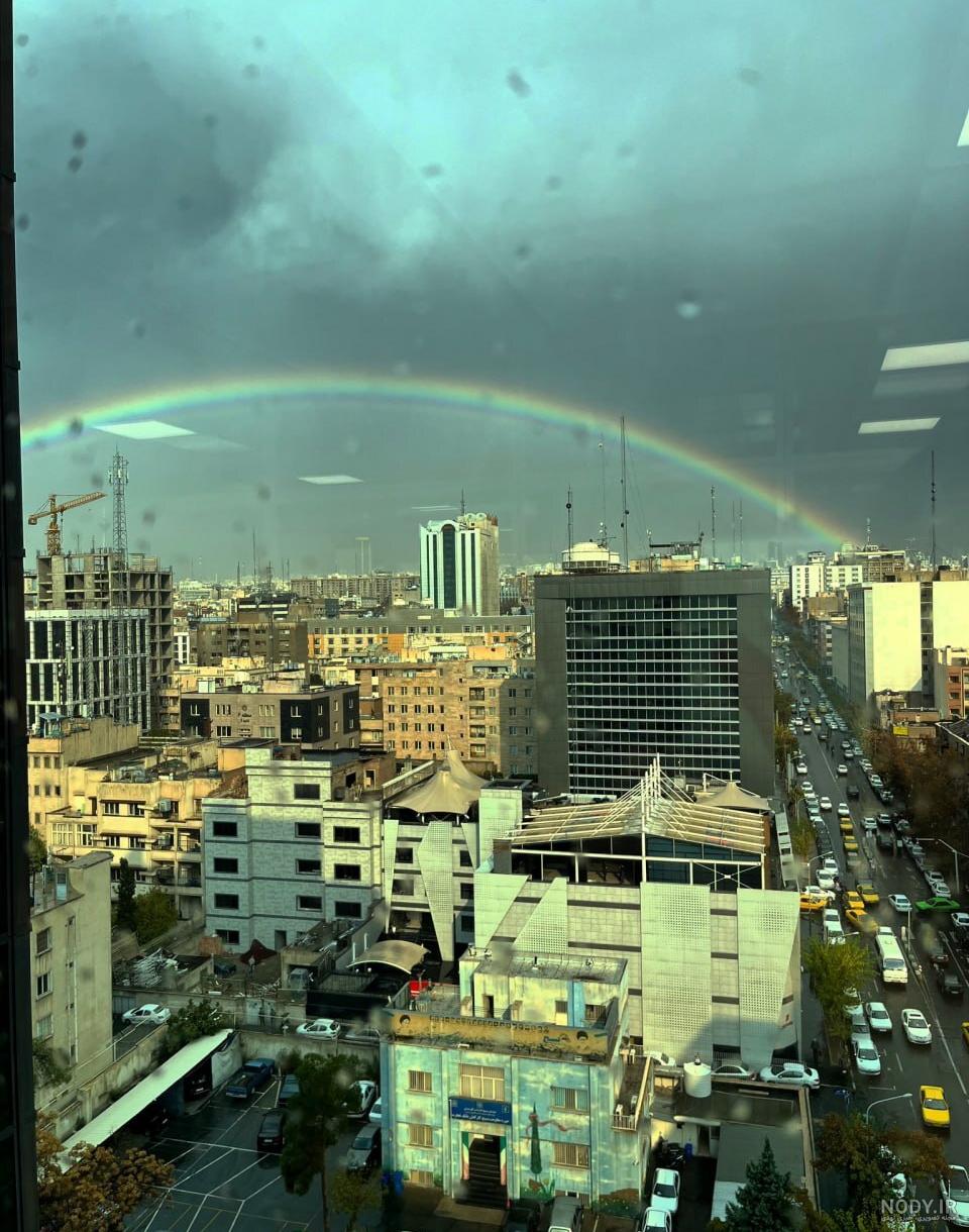 تصویری زیبا از آسمان امروز تهران - عصر خبر