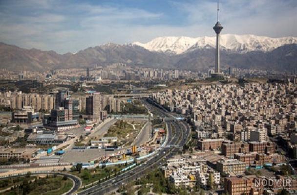 تصویری زیبا از آسمان تهران و یک تکه ابر+عکس | بهداشت نیوز