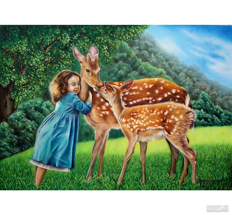 عکس آهو برای نقاشی کودکان - عکس نودی