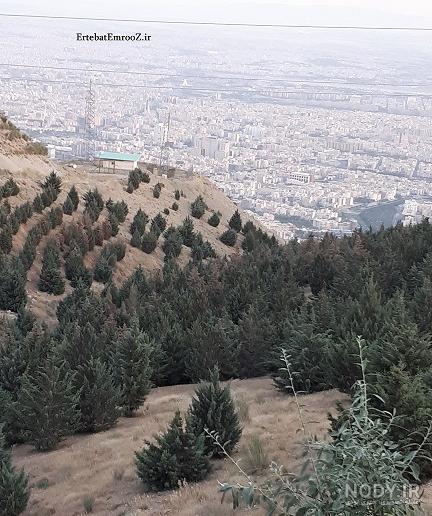 عکس از آسمان تهران - عکس نودی