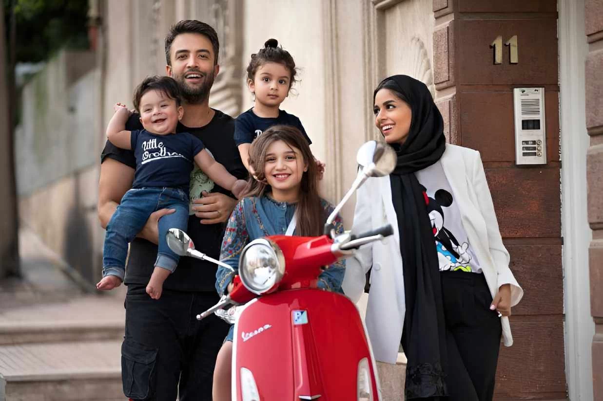 عکس جدید بچه های بنیامین بهادری