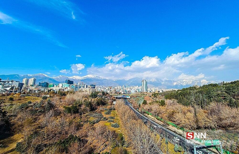 عکس دیدنی آسمان تهران در ۶ خرداد ۱۴۰۳
