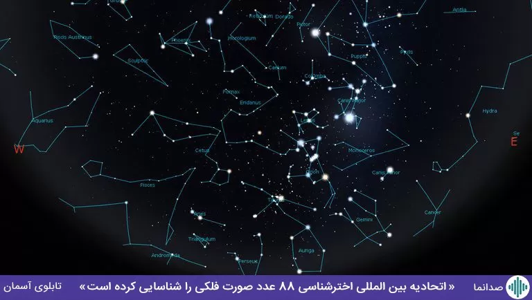 عکس صورت فلکی آسمان