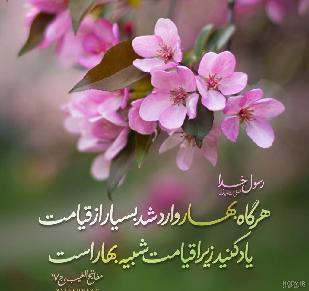 مجموعه عکس نوشته درباره عید نوروز و بهار - موسسه تحقیقات و نشر معارف  اهل‌البیت علیهم‌السلام