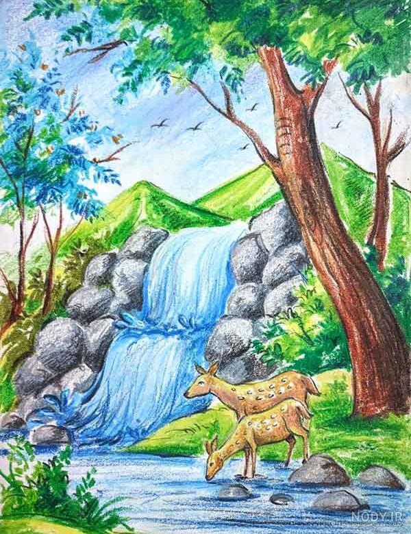 نقاشی فصل بهار برای کودکان و مدل های رنگ آمیزی بهار نقاشی فصل بهار برای کودکان و مدل های رنگ آمیزی بهار