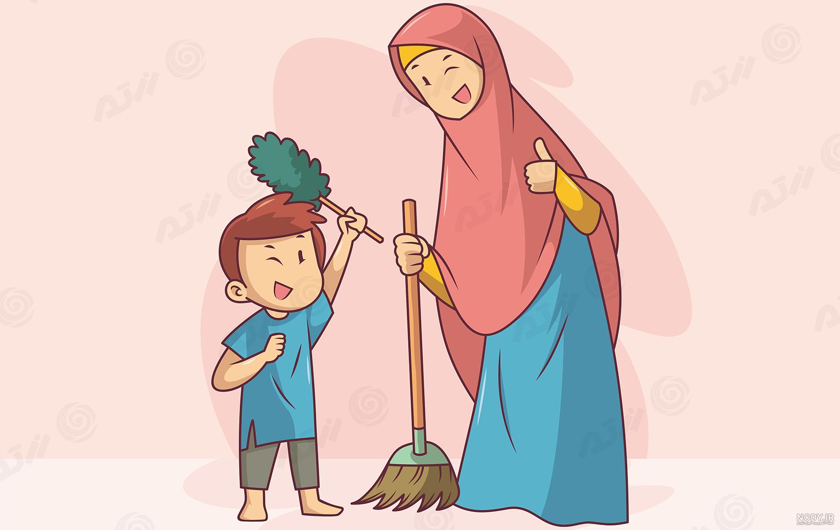 عکس خفن عکس مادر و دختر با حجاب