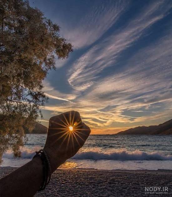 عکس خفن عکس غروب تنهایی