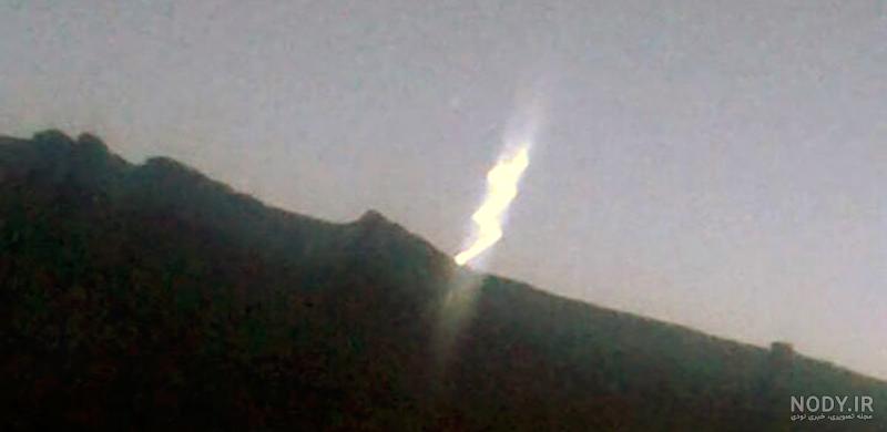 عکس آسمان نورانی