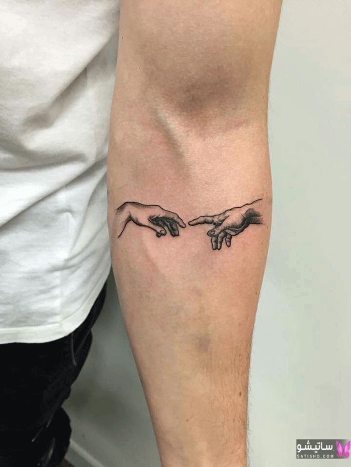 عکس تاتو روی دست ساده پسرانه عکس تاتو روی دست ساده پسرانه