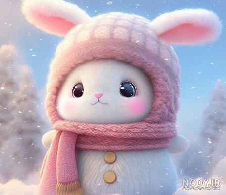 عکس خرگوش برای پروفایل شاد