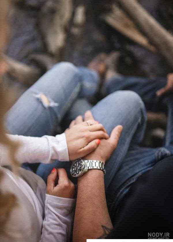 عکس عاشقانه زن و شوهری با متن