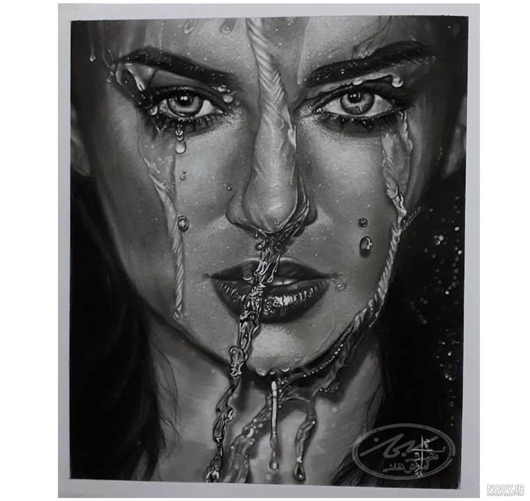 عکس نقاشی سیاه قلم حرفه ای عکس نقاشی سیاه قلم حرفه ای