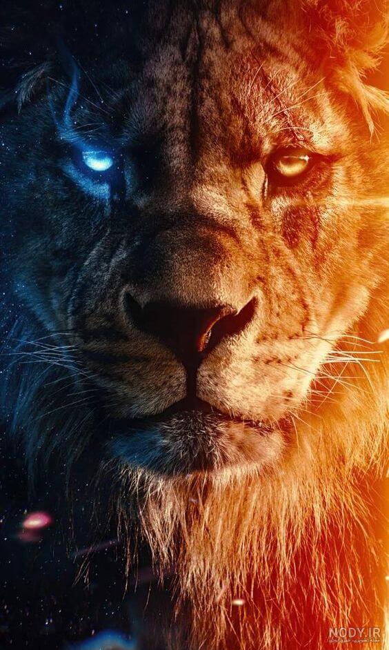 عکس خفن عکس شیر پرسپولیس با تاج