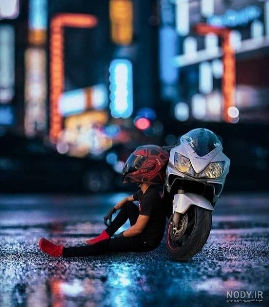  عکس دختر با موتور واقعی