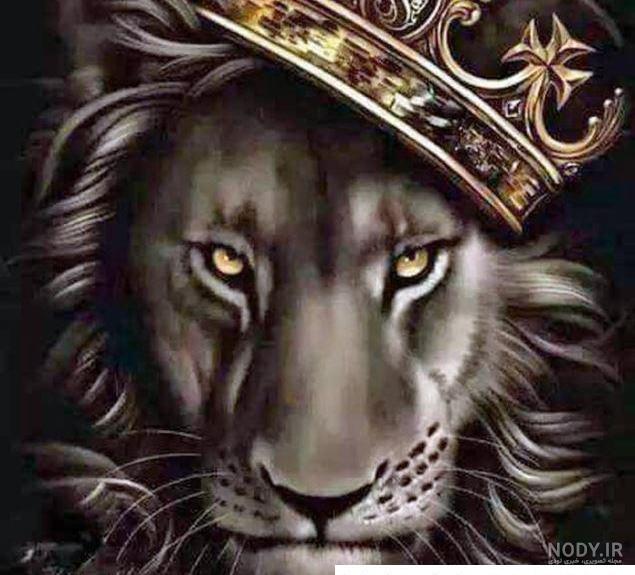 عکس خفن عکس شیر پرسپولیس با تاج