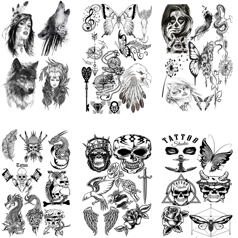 اسپری تتو موقت Tatto مدل STT124 - سورتک اسپری تتو موقت Tatto مدل STT124 - سورتک