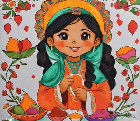سفره هفت سین نقاشی کودکانه 2024؛ برای ایام تعطیل نوروزی که دنبال ایده هستید - گلی خانوم سفره هفت سین نقاشی کودکانه 2024؛ برای ایام تعطیل نوروزی که دنبال ایده هستید - گلی خانوم