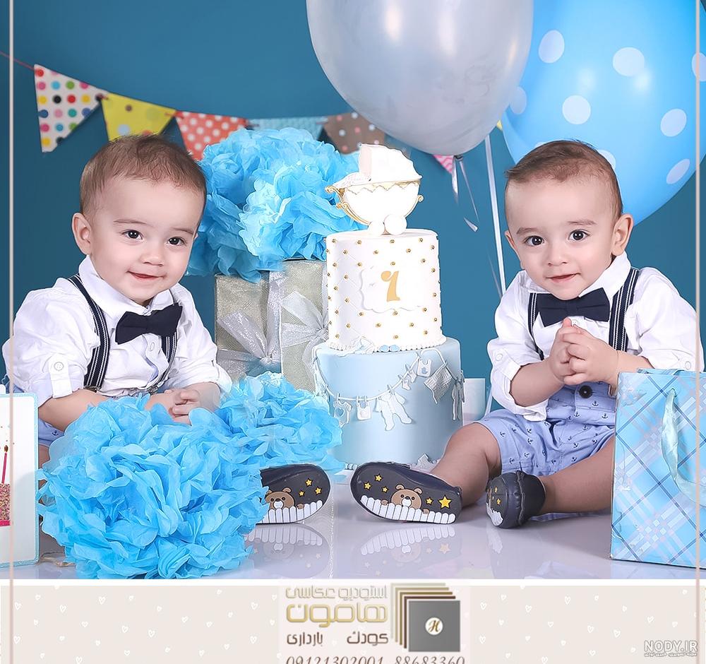 عکس آتلیه تولد پسر بچه