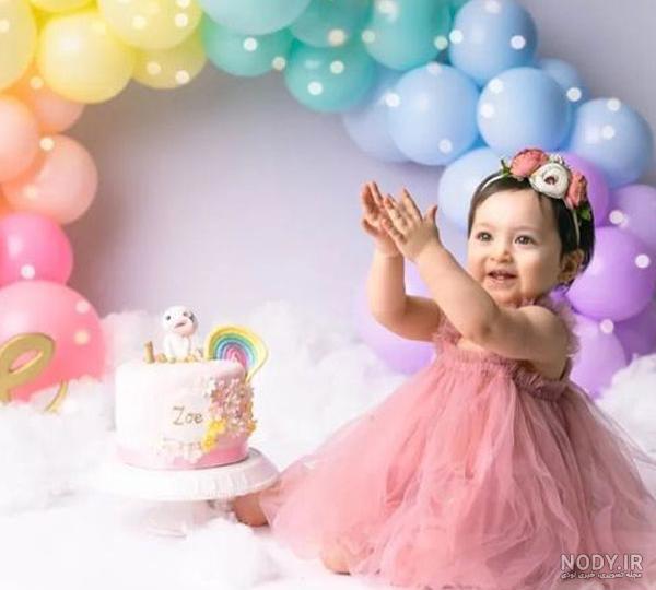 عکس انواع مدلهای کیک تولد یک سالگی دخترانه جدید