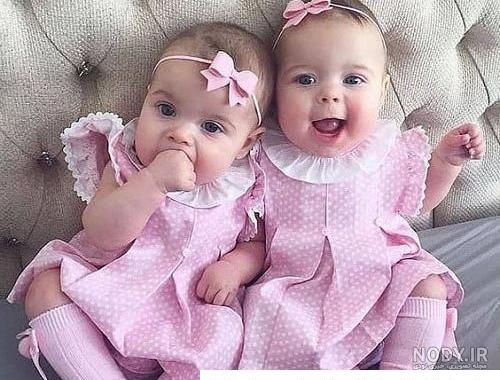 عکس بچه های دوقلو دختر و پسر