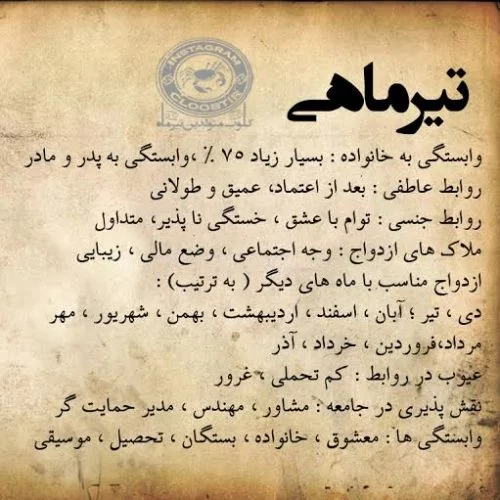عکس تولد تیر ماهی مبارک