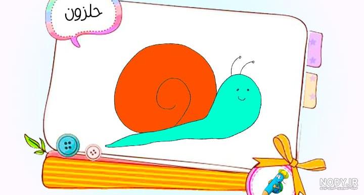 عکس رنگ حلزون - عکس نودی
