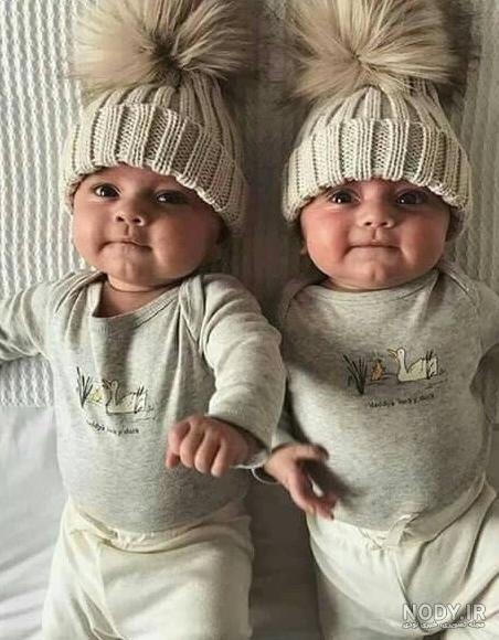 عکس نی نی دوقلو ❤️ [ بهترین تصاویر ]