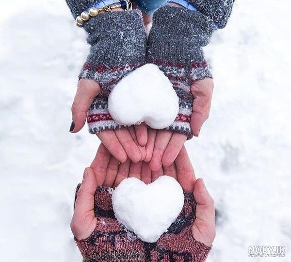 عکس پروفایل دخترونه زمستانی و در برف شیک ، لاکچری و خاص
