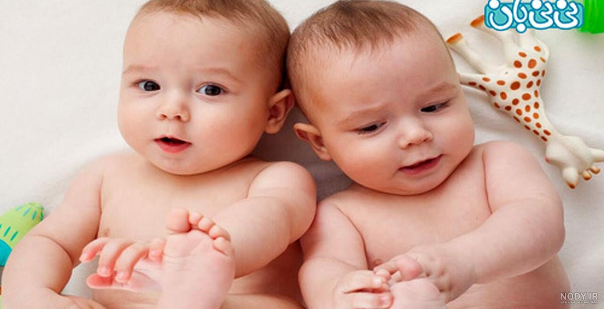 نمونه عکس نوزاد دختر دوقلو 10 روزه