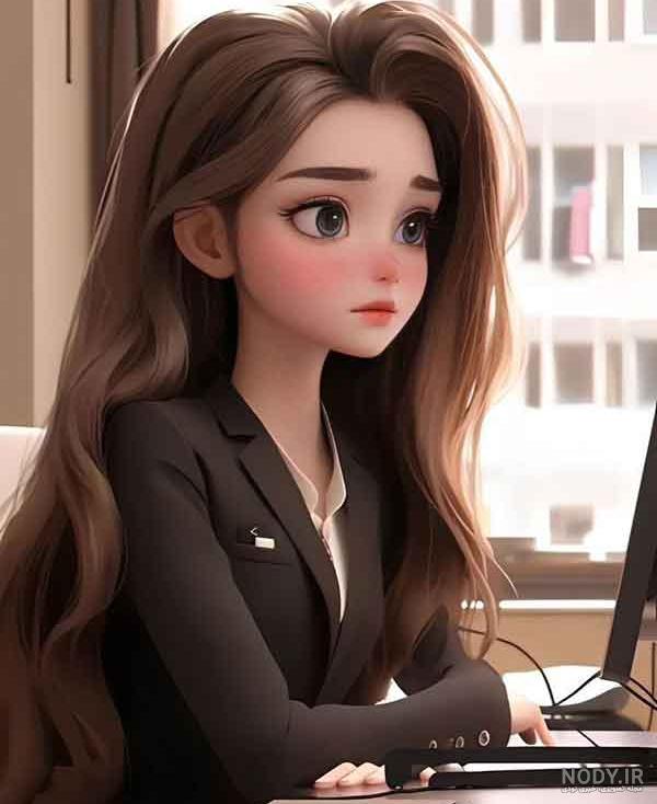 پروفایل دخترانه فانتزی | عکس پروفایل دخترانه فانتزی عروسکی و کارتونی شیک و  خاص