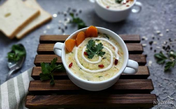 طرز تهیه سوپ شیر خوشمزه و رستورانی بدون قارچ و خامه