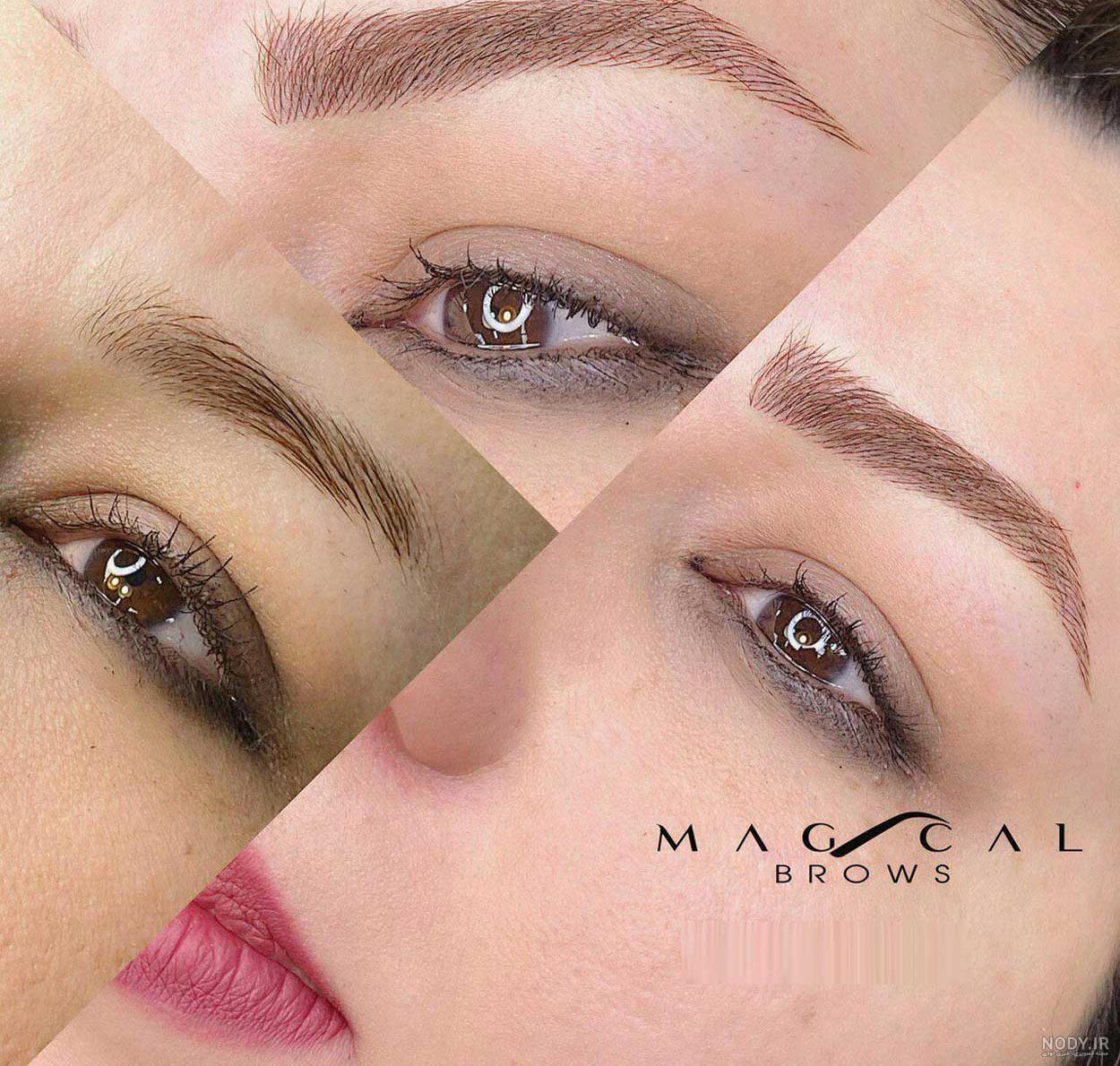 عکس تاتو ابرو طبیعی عکس تاتو ابرو طبیعی
