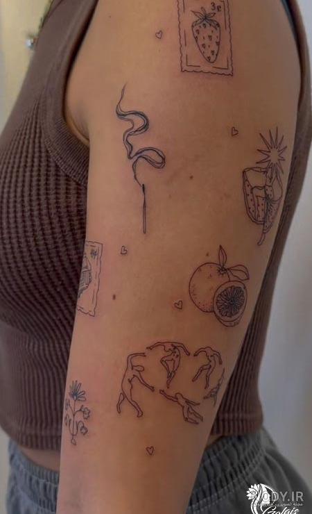 عکس تاتو روی دست مردانه ❤️ [ بهترین تصاویر ]