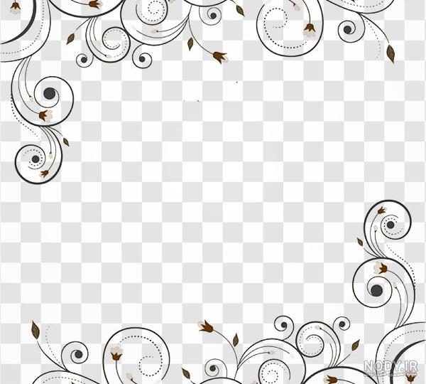 عکس گل حاشیه ای عکس گل حاشیه ای