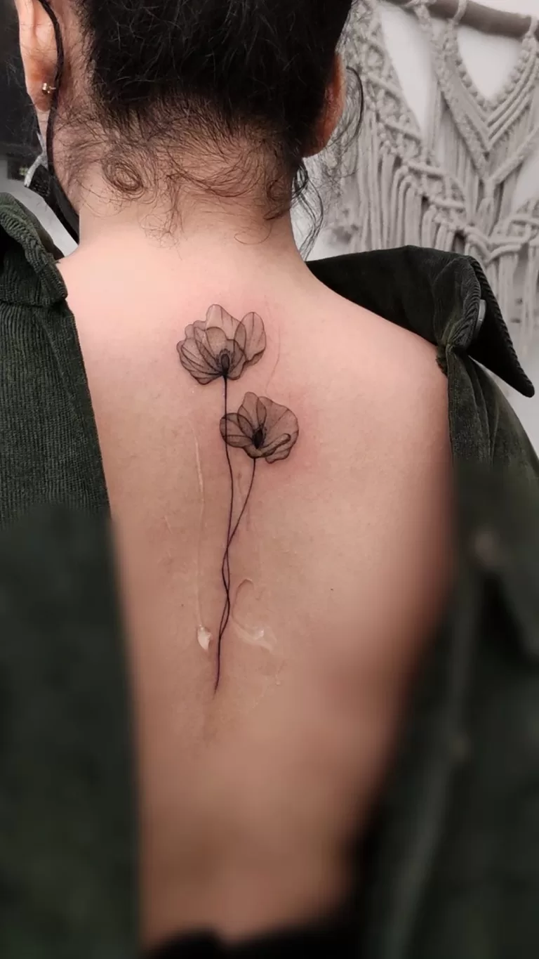 عکس گل ساده برای تاتو عکس گل ساده برای تاتو
