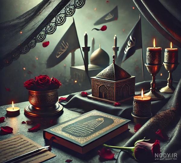 متن تسلیت ماه محرم کوتاه | عکس نوشته محرم 1403 • مجله تصویر زندگی