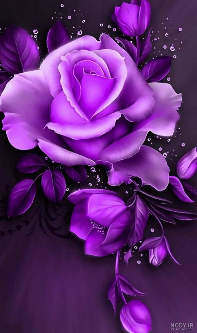 عکس گل بنفشه برای پروفایل
