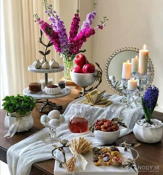 ایده تزیین سفره هفت سین ۱۴۰۳ ساده، شیک و لاکچری /عکس+ویدیو