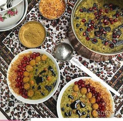 ایده های جدید تزیین آش رشته مجلسی و نذری | ساتیشو ایده های جدید تزیین آش رشته مجلسی و نذری | ساتیشو