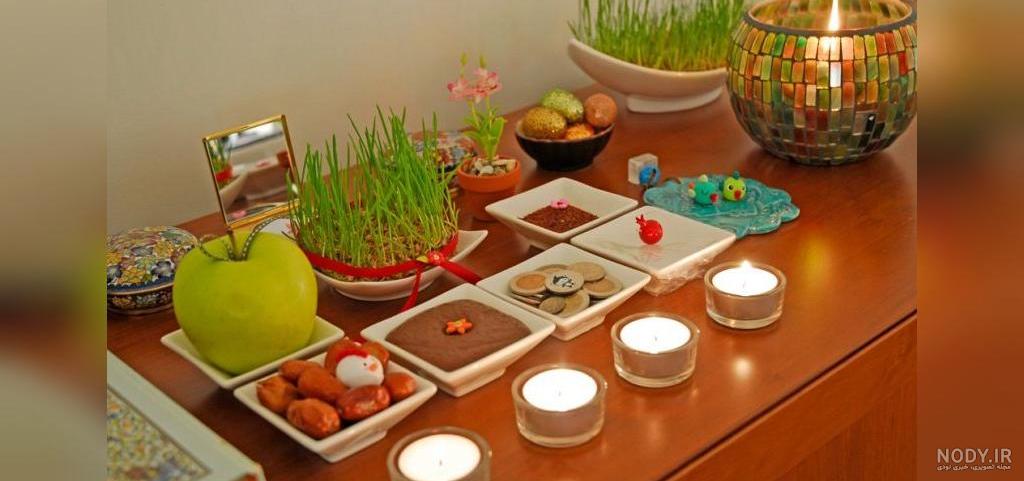 سفره هفت سین | 120 عکس و ایده برای چیدن سفره هفت سین - دلبرانه