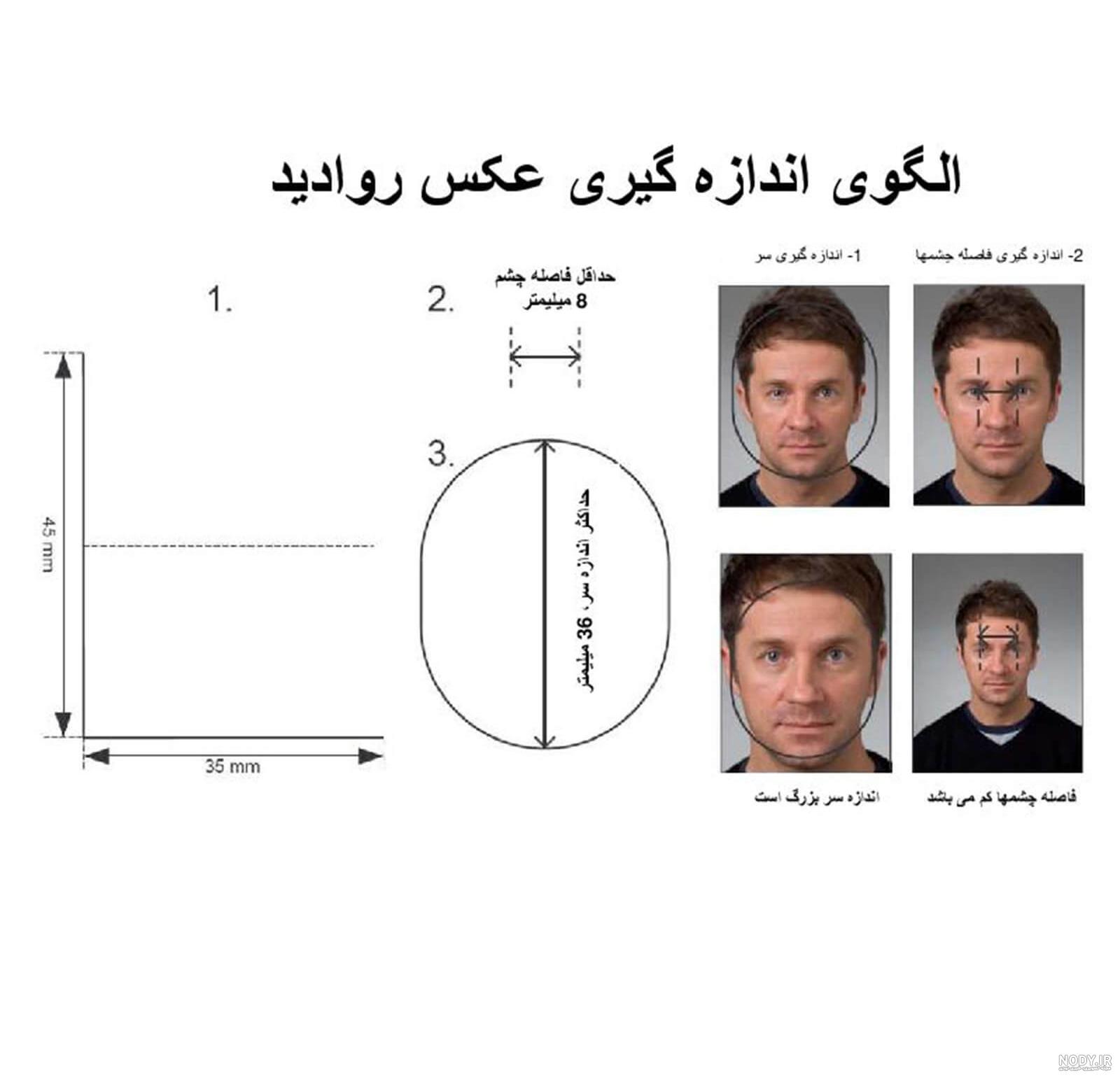 شرایط عکس پاسپورت و ویزا + سایز عکس و نکات مهم آن