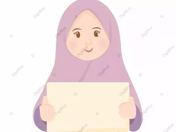 عکس پروفایل با حجاب دخترانه کارتونی