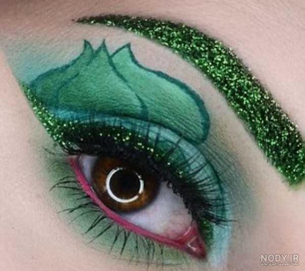 عکس چشم نقاشی شده عکس چشم نقاشی شده