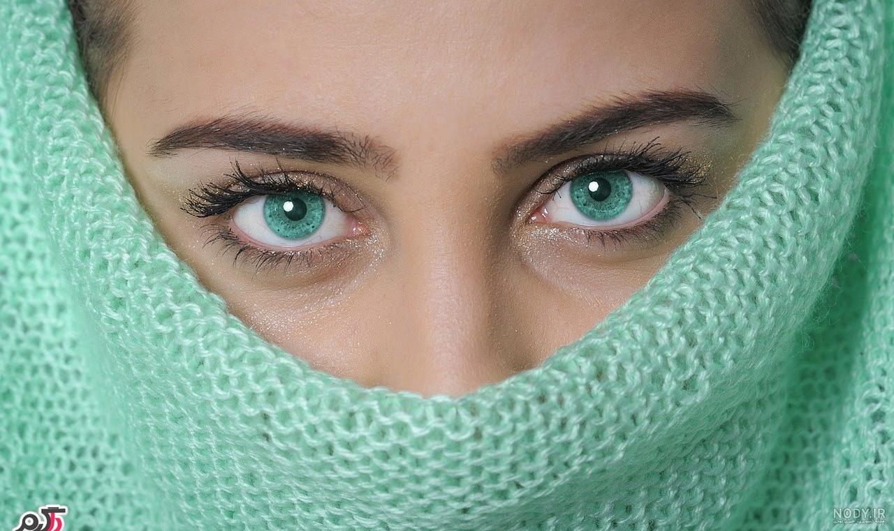 عکس چشم کهربایی - عکس نودی