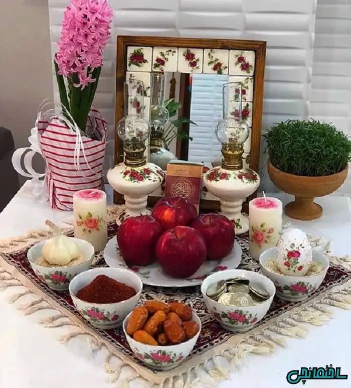 مدل تزیین سفره هفت سین با ایده های ساده، شیک و مدرن