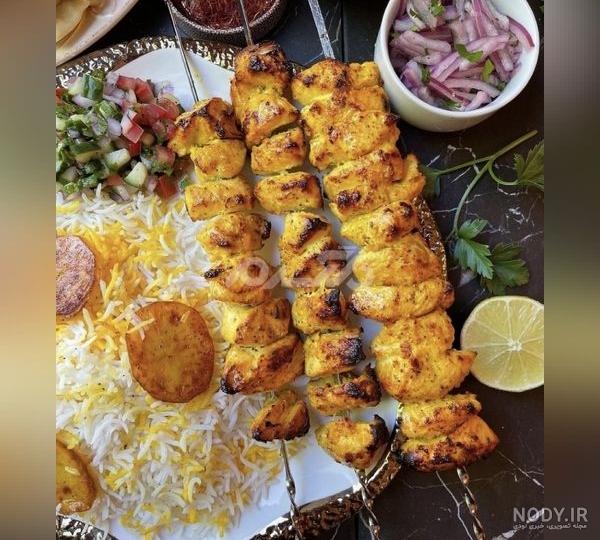 ۲ طرز تهیه جوجه کباب زعفرانی با مرینیت رستورانی + مواد ۵۰ تا ۲۰۰ نفر ۲ طرز تهیه جوجه کباب زعفرانی با مرینیت رستورانی + مواد ۵۰ تا ۲۰۰ نفر
