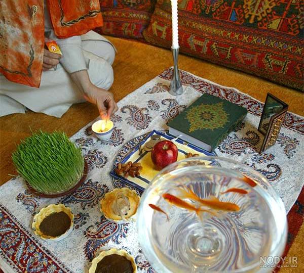 ۴۰ مدل سفره هفت سین ۱۴۰۳ با ایده های تزیین زیبا و چیدمان لاکچری