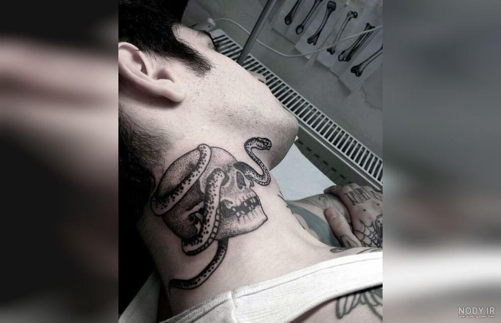 ۶۰ طرح تاتو روی کمر و گردن مردانه و زنانه